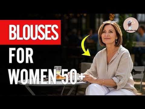 6 Blouses Every Woman Over 50 Needs | Look Slimmer, Younger & Elegant Instantly