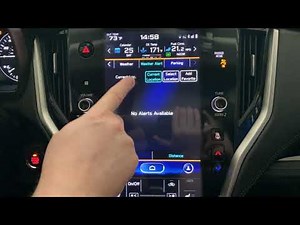 2020 Subaru Outback: Disable Weather Alerts & SXM Travel Link