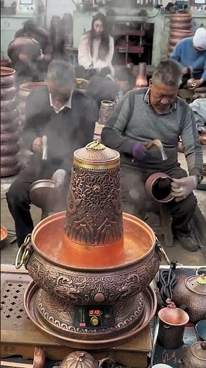 “Unbelievable! Handcrafted Copper Art That Boils Like Magic 🔥 | Traditional Metal Masterpieces”