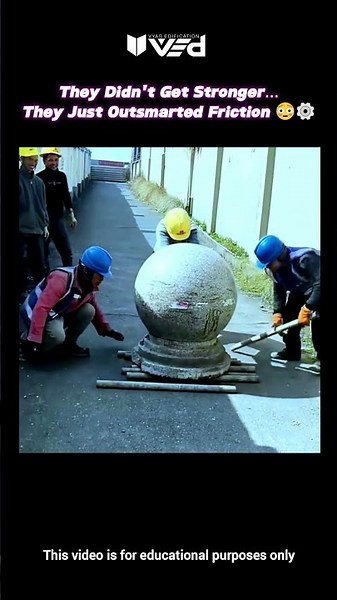 Moving A Giant Stone With Bare Hands?! 🤯 Physics Hack #shorts