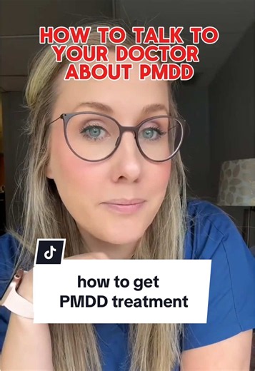 if you think you have PMDD, but aren’t sure how to get diagnosed or receive treatment, here is a step by step guide on how to get the time you deserve to discuss this with your doctor. PMDD isn’t just feeling sad, it’s a life threatening condition for many #pmdd #premenstraldysphoricdisorder #gynecology #meded #obgyn