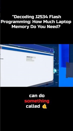 Decoding J2534 Flash Programming : How Much Laptop Memory Do You Need