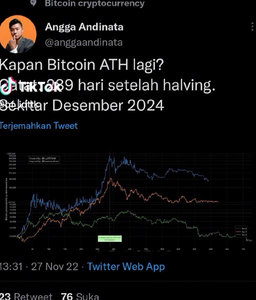Angga Andinata: BTC bakal balik ATH di Desember 2024. Setuju? #bitcoin #crypto #bullish #hardcap #fyp #foryourpage