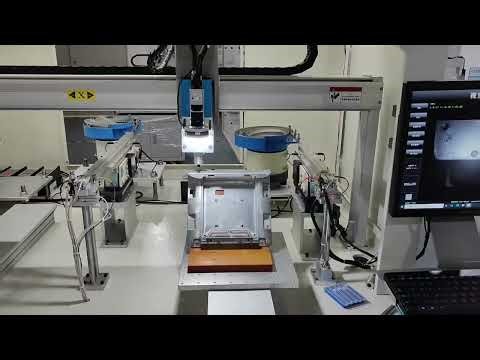 Thread insert assembly machine with CCD camera vision system,automatic helicoil installation machine