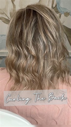 “The back of my hair is not my business” amen to that 🙌🏻 But honestly, this is exactly how I do it. Easy, peasy, and zero overthinking 🤍 . . #curlingtutorial #curlinghair #easyhairtutorial | Ashley Erickson Beauty