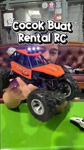 Mobil Remote Control RC Offroad Spray Metal LED Anti Bentrok