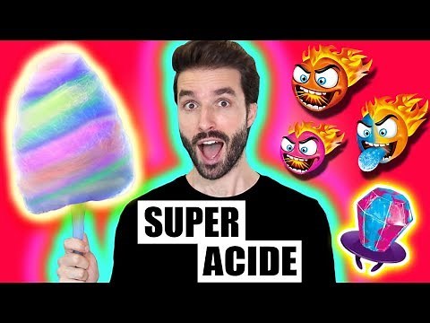 JE TESTE LA BARBE À PAPA AVEC DES BONBONS ACIDES - CARL IS COOKING