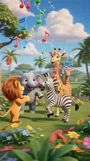 🦁 Safari Animal Dance Party | Jungle Song for Kids | JoyNook Rhymes