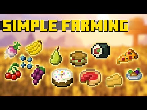 НОВЫЙ ГЛОБАЛЬНЫЙ МОД НА ФЕРМЕРСТВО В МАЙНКРАФТЕ - SIMPLE FARMING ПОЛНЫЙ ГАЙД И ОБЗОР МОДА MINECRAFT