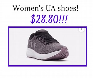 1.4K views · 4 comments | Great deal on Women's UA shoes!!!! Use code July25 to drop them to just $28.80!!! (Reg. $70) They ship free too when you log in to your account or create a free one! ➡ https://rstyle.me/+17dmzl3XHjgCQOfDW1qJXQ Men's➡ https://rstyle.me/+lho5vqUtWK8O_TjH6u9IpQ ‍♀️Let us know if you snag the deal!! #bullseye071721 <--see all of today's deals from BOTH of our groups here (ad) | Bullseye on the Bargain | Facebook