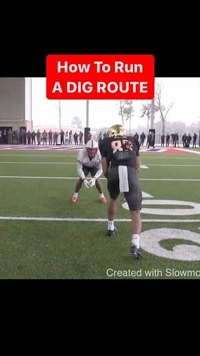 First Down Training on Instagram: "How To Run A DIG ROUTE"