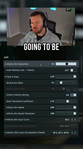 Chuck on Instagram: "New BF6 Aim Assist Settings after UPDATE!🎮 #bf6 #battlefield6 #battlefield #gaming"