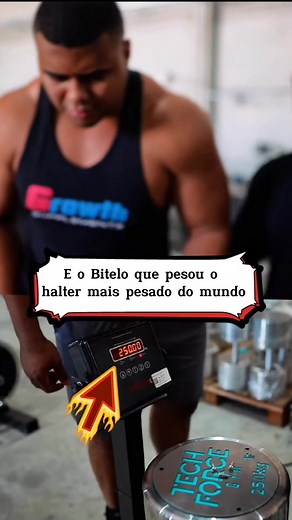 6.1K views · 145 reactions | E o Bitelo que pesou o halter mais pesado do mundo❗ #bitelo #halter #academia #recorder #academia #treino | Cortes Maromba | Facebook