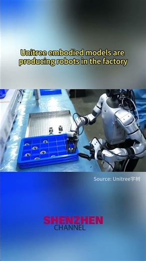 Humanoid robots are now at work on the production line.