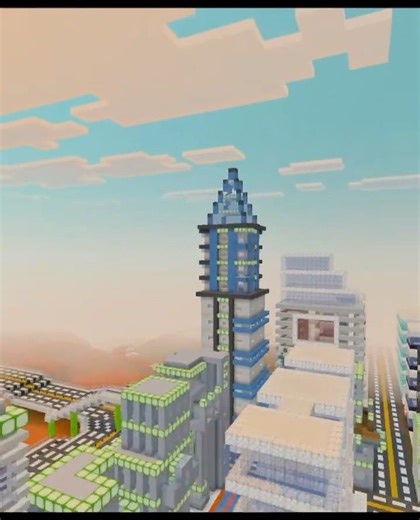 Minecraft Futuristic, Sci Fi Skyscraper #minecraft