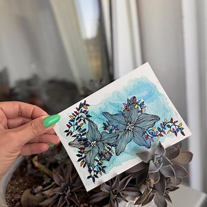 Christmas Post Cards Watercolor Painting ( Handpaintig) 6 Postcards for Noel - Etsy Canada