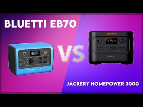 Bluetti EB70 vs Jackery Homepower 3000 Technical Comparison