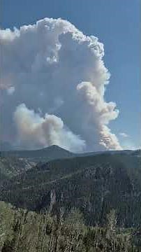 Time-lapse video of Elk Fire near Lake City in Colorado