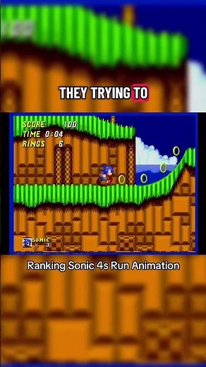 Ranking Sonic 4’s Run Animation