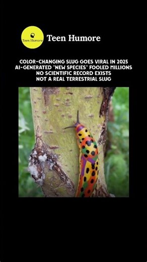 Color-Changing Slug Goes Viral in 2026