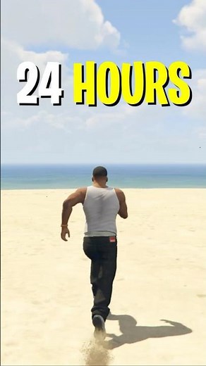 Running for 24 Hours in Every GTA Game! 😲
