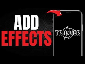 How to EASILY add Effects on Triller App! (EASY GUIDE) [2025]