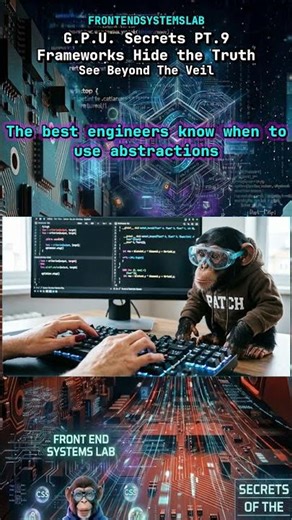 G.P.U. Secrets EP.9 - Frameworks Hide the Truth! #coding #programming #webdevelopment #ai