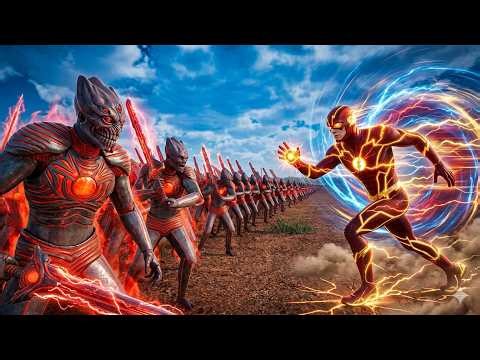 The Flash vs 50,000 Aliens – Ultimate Speed Force Battle!