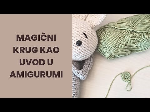 Magični krug I heklanje za početnike I spiralno heklanje I heklanje u krug I