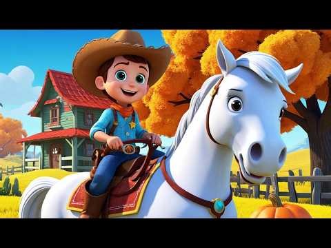 Ghost Cowboy Rides a Zombie Horse | Fun Kids Nursery Rhyme Animation