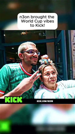 N3ON BROUGHT THE WORLD CUP VIBES TO KICK! #n3on #n3onclips #kickstreaming
