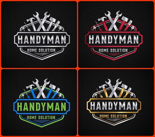 Custom Handyman Logo | Construction Logo Design | Architect & Home Builder Logo | Professional Branding - Etsy