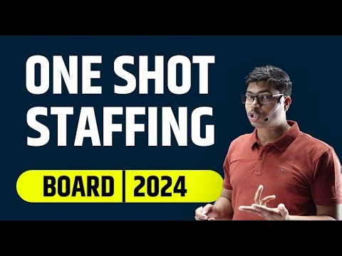 Staffing | Detailed One shot | MUST WATCH | Class 12 Business studies for Pre Board & Boards 2024.