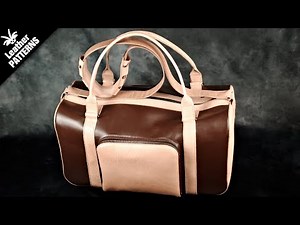 Leather duffle tutorial