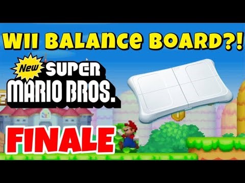 I Beat New Super Mario Bros With A WII BALANCE BOARD! The Finale