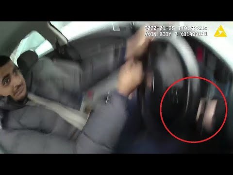 Body-worn video shows moment PCSO is nearly run over