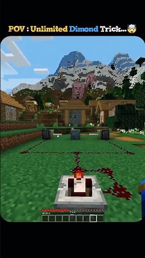 POV: How to get INFINITE Diamonds in Minecraft!🤯 #shorts #viral #trending #Diamonds #Minecraft