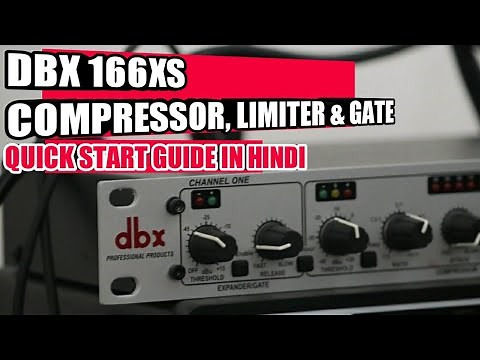 dbx 166xs Compressor, Limiter & Gate ll Review, Settings & Connections