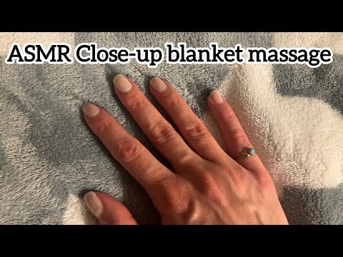 ASMR 🌙 Massage tracing - Blanket massage (no talking)