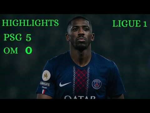 PSG vs Marseille | 5–0 Thriller | Le Classique Highlights | Ligue 1 2025–26