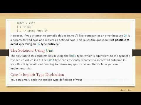 Using Result in F# Without Specifying a Type