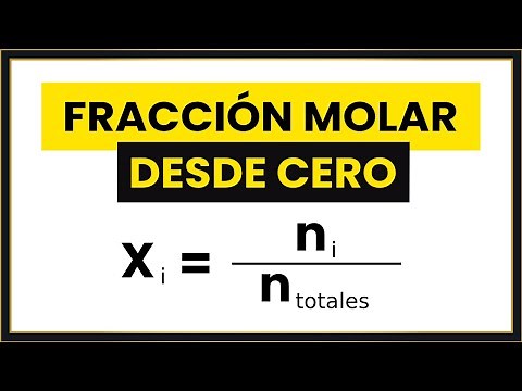 MOLAR FRACTION From ZERO [Easy Explanation]