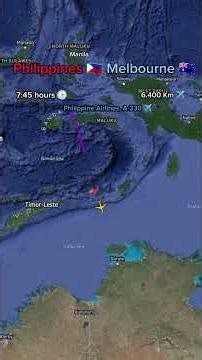 Manila to Melbourne Flight Path: How Long Is It Really?