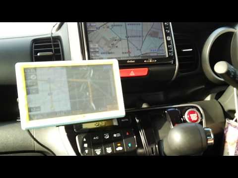 ふなっしーポータブルカーナビを取り付けてみた