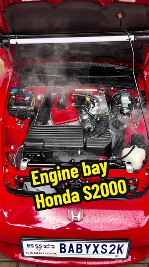 Expert Honda S2000 Engine Bay Detailing in Cambodia