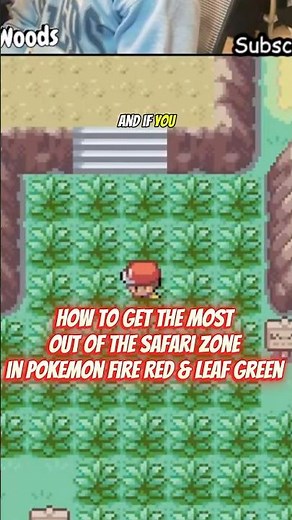 How to Get the Most Out of the Safari Zone in Pokemon Fire Red and Leaf Green #shorts
