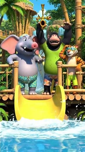 Pachyderm Plunge: When five tons of trunk meet zero friction