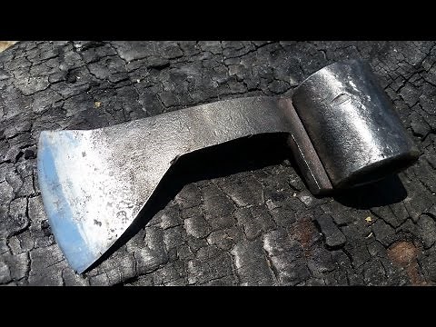 Making a Tomahawk Head from a Leaf Spring