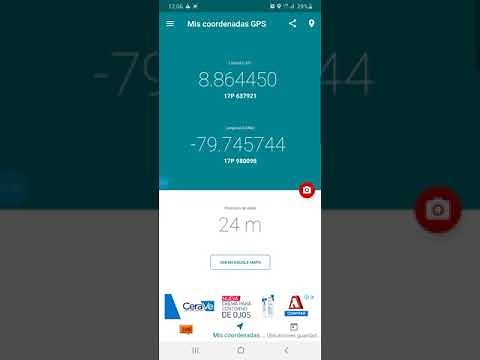 aplicación Mis Coordenadas GPS