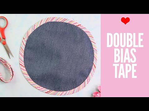 How to Sew DOUBLE BIAS TAPE - For Beginners